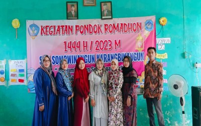 FOTO BERSAMA PARA GURU PADA KEGIATAN PONDOK RAMADHAN 1444H