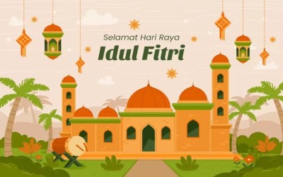 SDN SOMOWINANGUN MENGUCAPKAN SELAMAT IDUL FITRI 1445 HIJRIAH